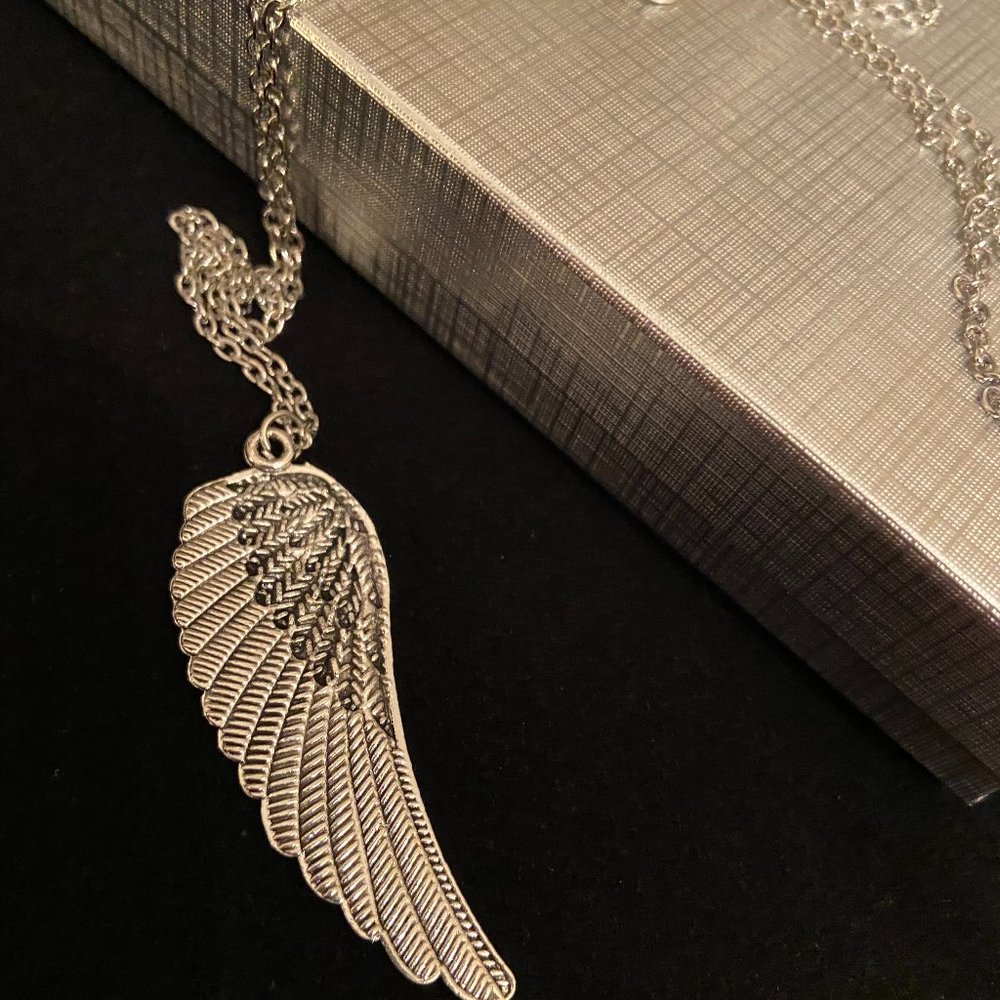 Angel Wing Necklace Personalized Gift